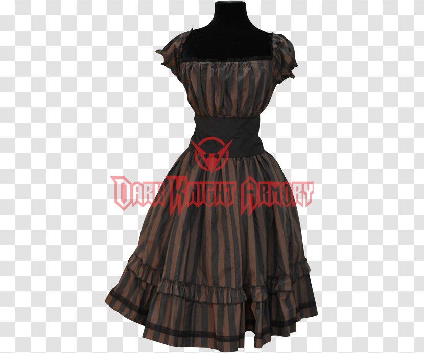 Little Black Dress Victorian Era Steampunk Fashion - Shoulder - Renaissance Transparent PNG