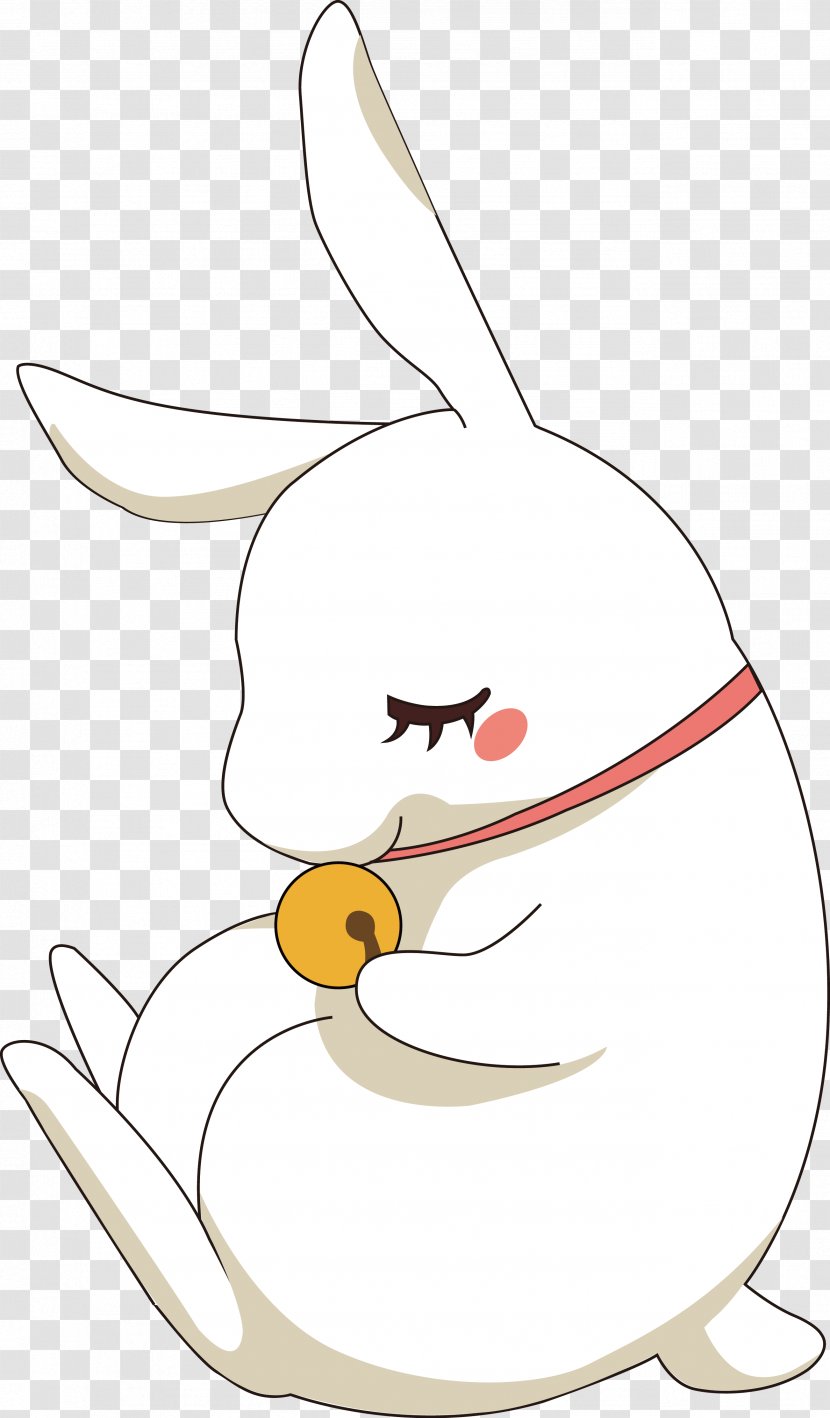 Rabbit Cuteness - Art - Cute Little Bunny Vector Transparent PNG