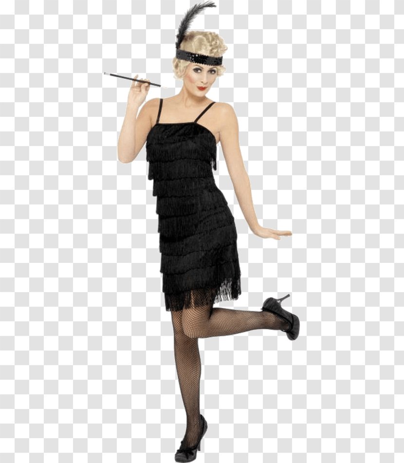 1920s Flapper Costume Dress Clothing Transparent PNG