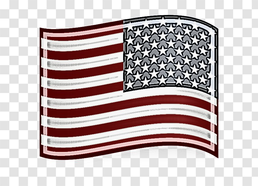 Flag Line Rectangle Of The United States Transparent PNG
