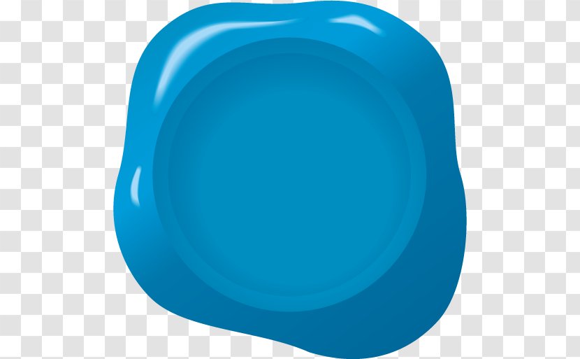 Plastic Product Design Tableware - Azure - Turquoise Transparent PNG