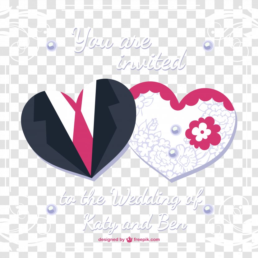 Wedding Invitation Greeting Card - Elements Transparent PNG