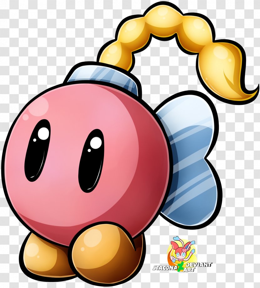 Super Mario 64 Paper Princess Peach Bombette Transparent PNG