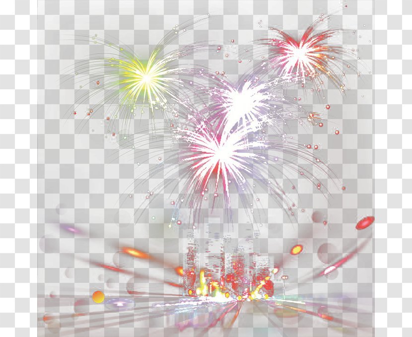 Fireworks Illustration - Glare Transparent PNG
