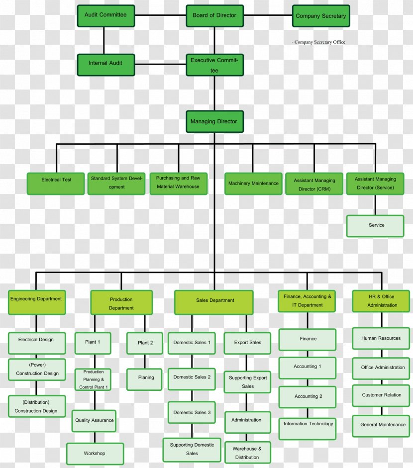 Organizational Chart Tirathai Public Company Limited Business Structure - Diagram - Organization Transparent PNG