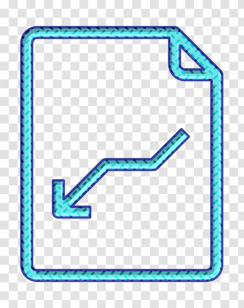 Document Icon Essential Object - Symbol Electric Blue Transparent PNG