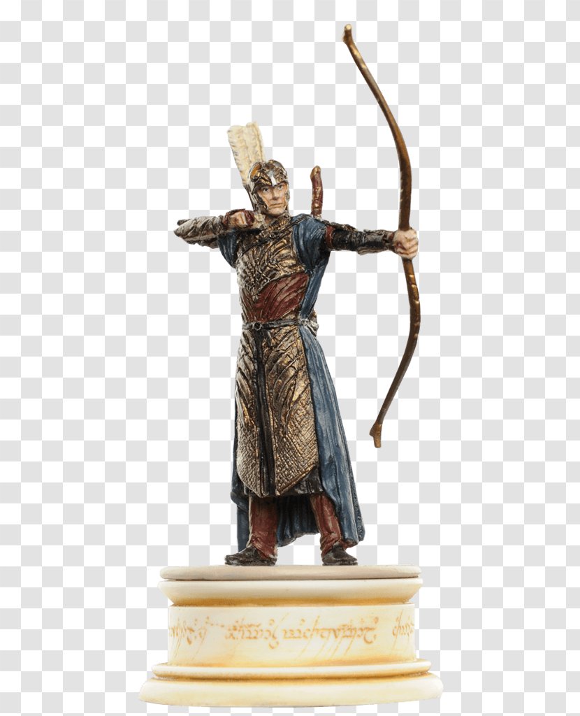 Chess The Lord Of Rings Aragorn Helm's Deep Figurine - Statue Transparent PNG