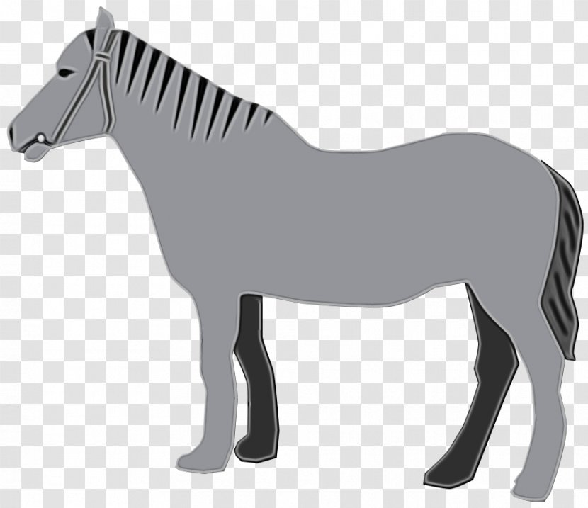 Watercolor Animal - Stallion - Livestock Sorrel Transparent PNG