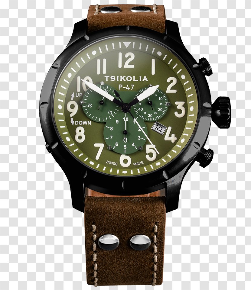 Watch Strap Republic P-47 Thunderbolt Chronograph - Ronda Transparent PNG