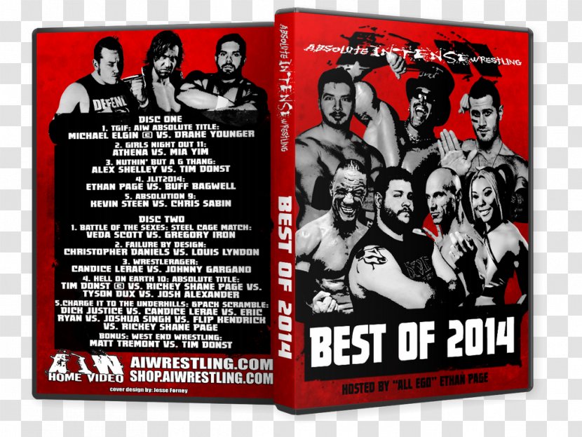 Professional Wrestling JLIT Poster DVD .com - Tyson Dux Transparent PNG