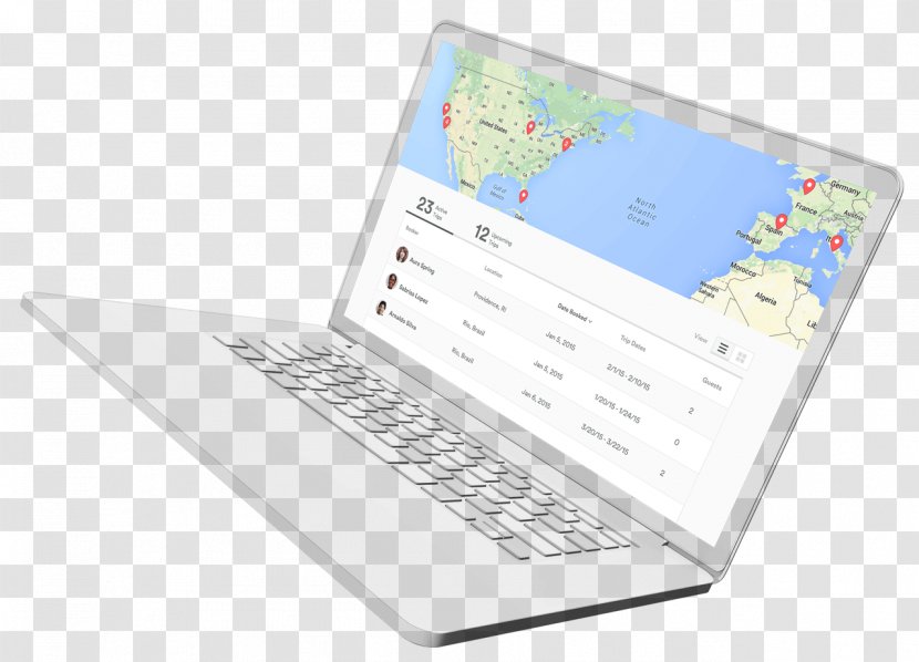 Netbook Laptop Computer - Corporate Travel Management Transparent PNG