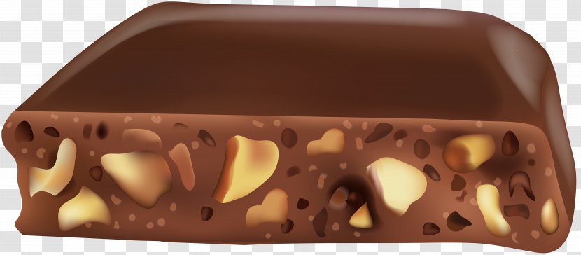 Praline Fudge Chocolate Bar - Confectionery Transparent PNG