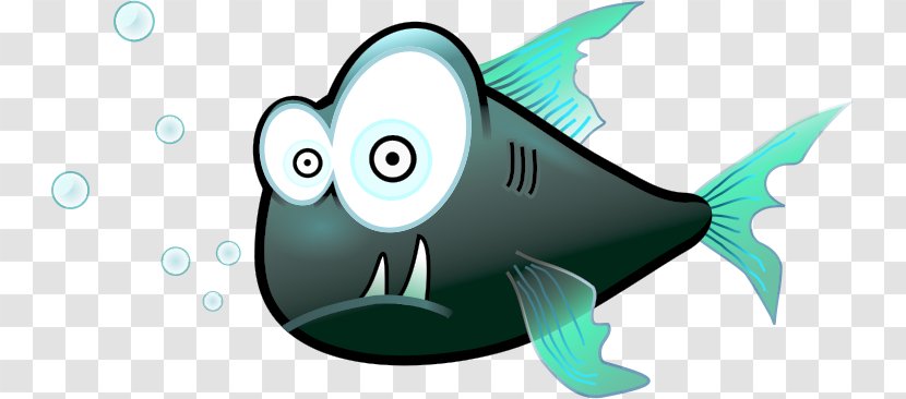 Clip Art Openclipart Image Download Piranha - Fish - Cartilaginous Transparent PNG