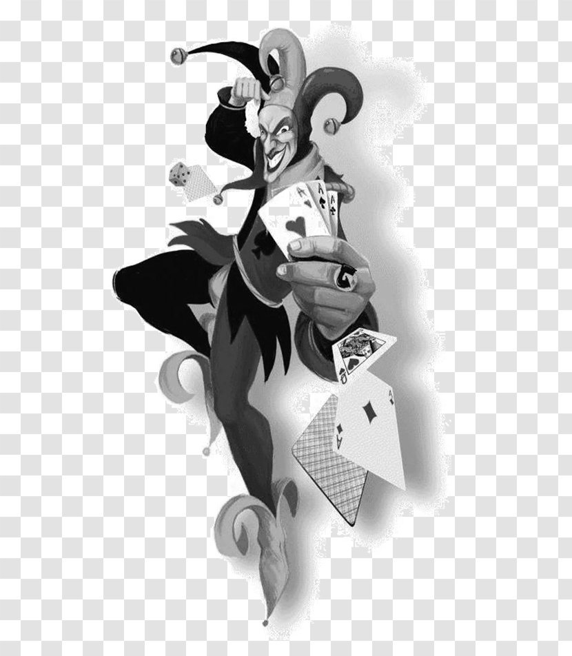 Joker Playing Card Game Покер с джокером Uno - Flower Transparent PNG