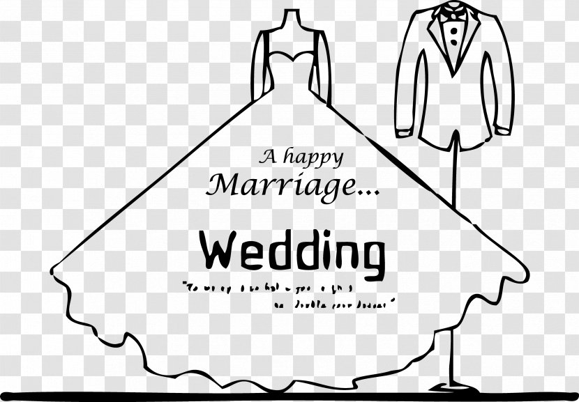 Wedding Dress Suit - Organization - Cartoon Transparent PNG