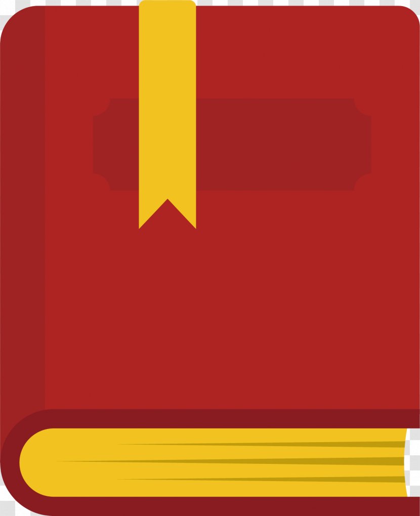 Red - Rectangle - Book Transparent PNG