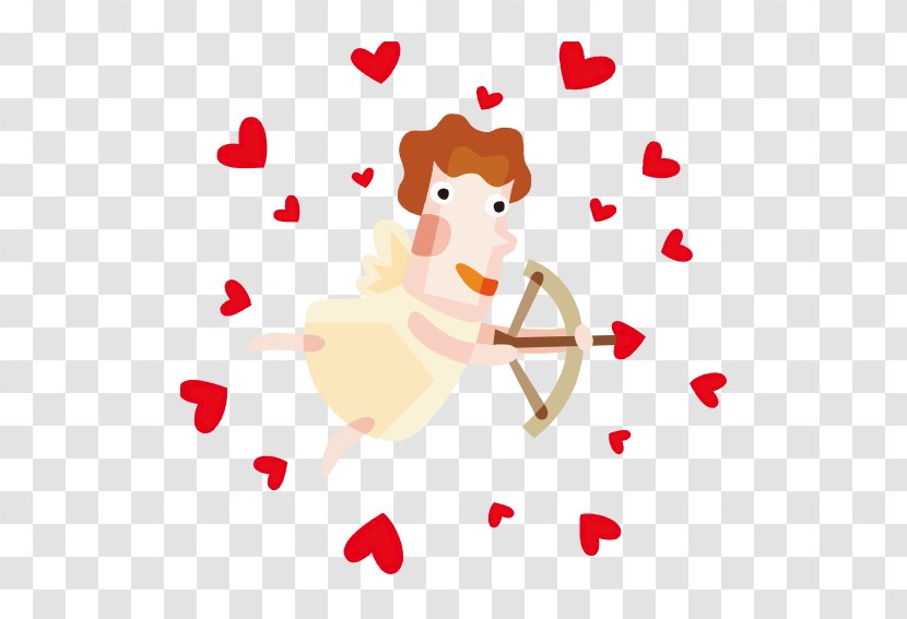 Cupid - Watercolor - Vector Cartoon Villain Transparent PNG