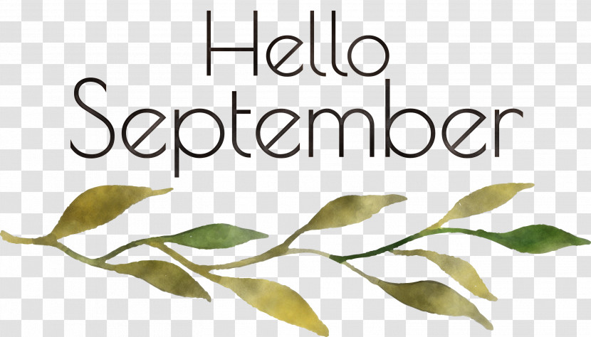 Hello September September Transparent PNG