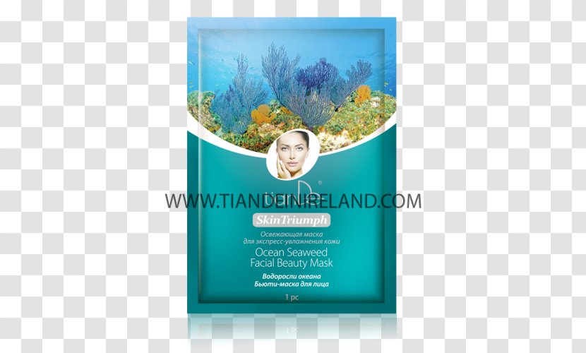 Facial Mask Skin Cosmetics - Seaweed Transparent PNG