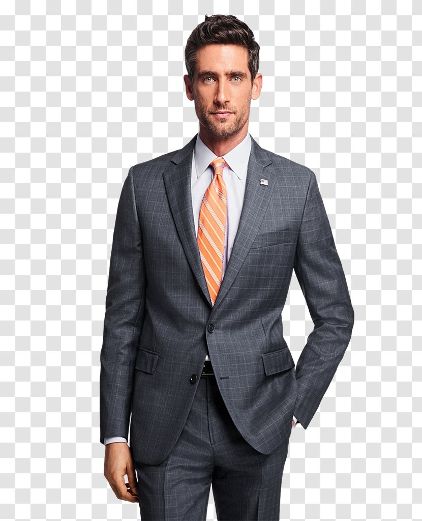 Suit Clothing Blazer Dress Sport Coat - Plaid Transparent PNG