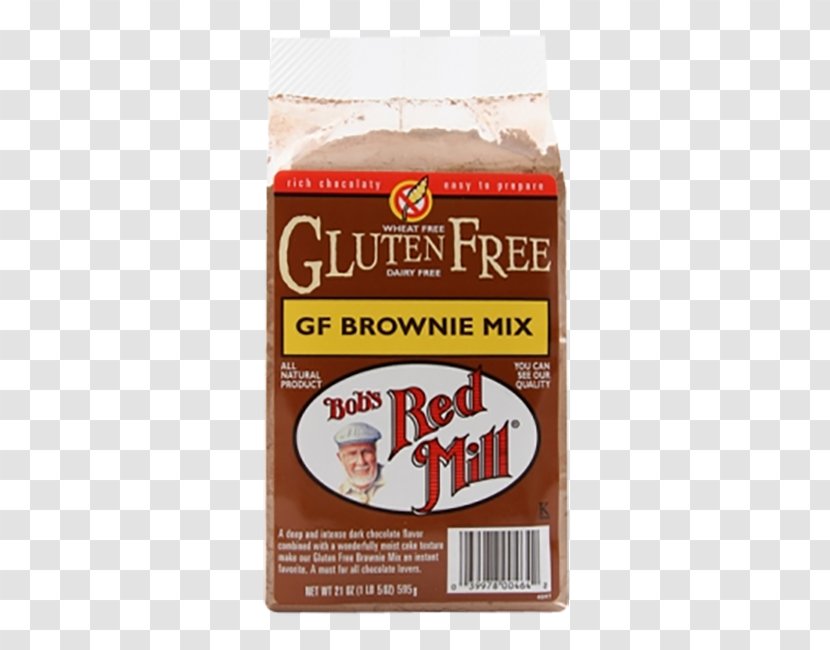 Chocolate Brownie Bob's Red Mill Gluten-free Diet Flour - Baking Mix Transparent PNG