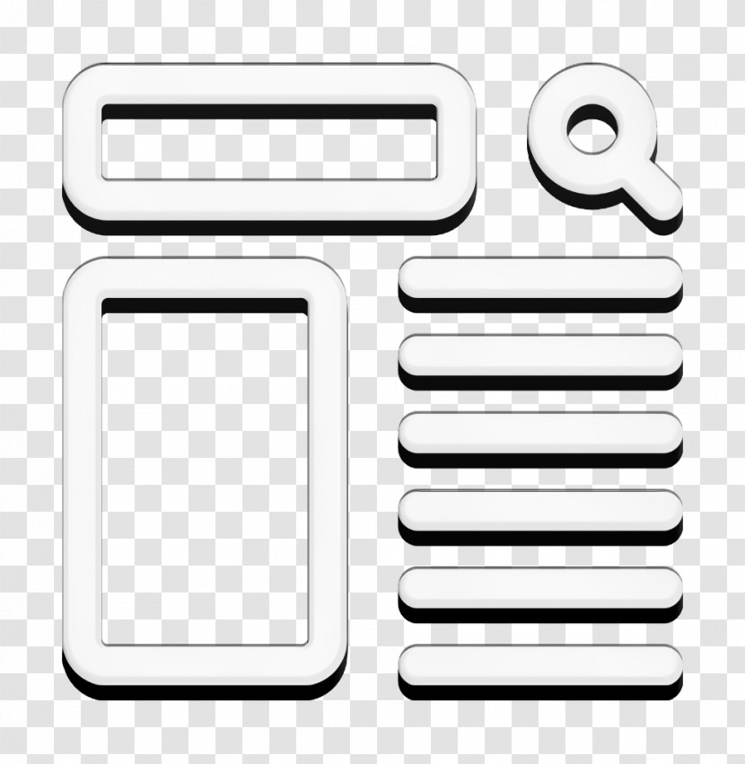 Ui Icon Wireframe Icon Transparent PNG