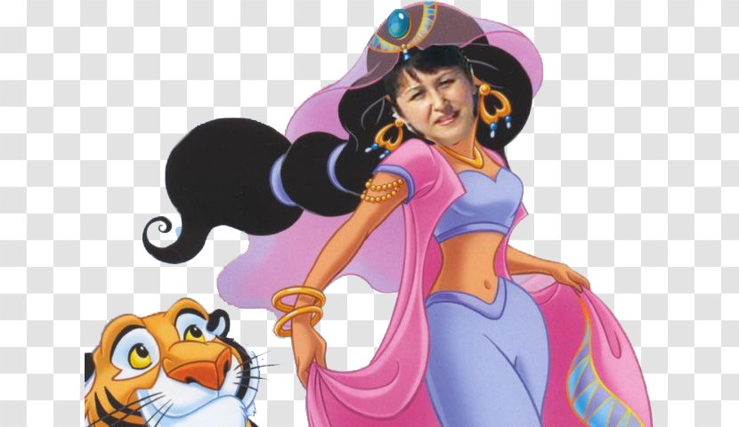 Princess Jasmine Rajah Jafar The Sultan Disney - Silhouette Transparent PNG