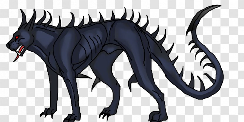 Dragon Black Panther Cougar Wolf Canidae - Drawing Transparent PNG