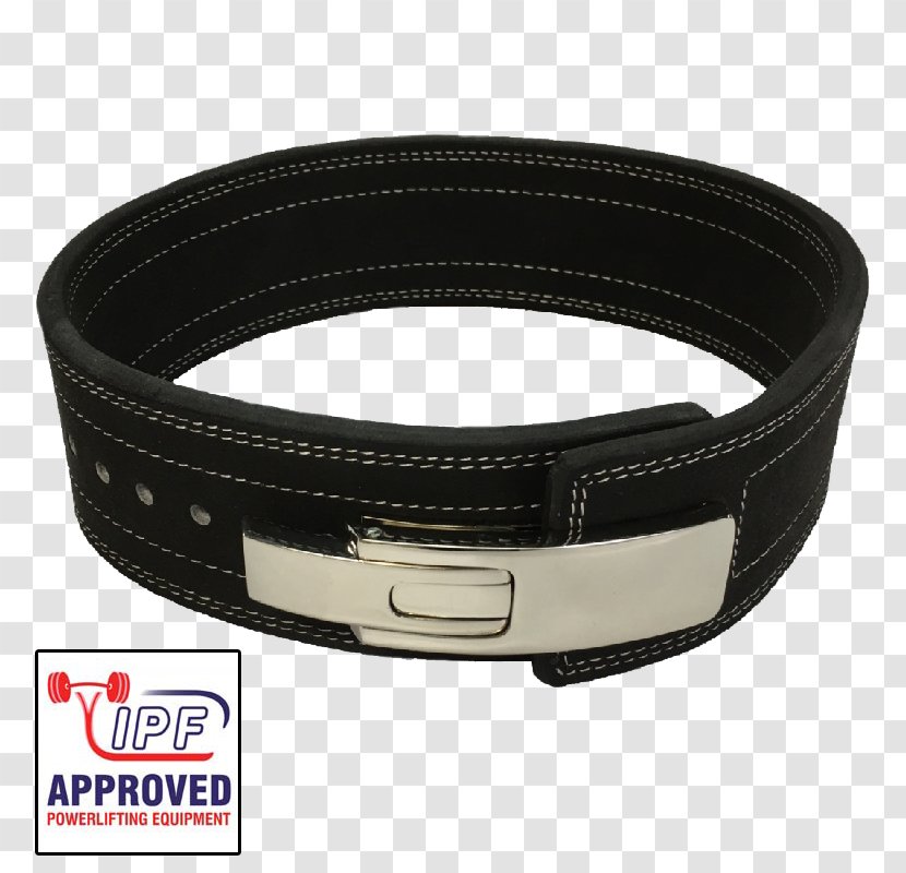 Belt Powerlifting Clothing Leather Bench - Buckle Transparent PNG