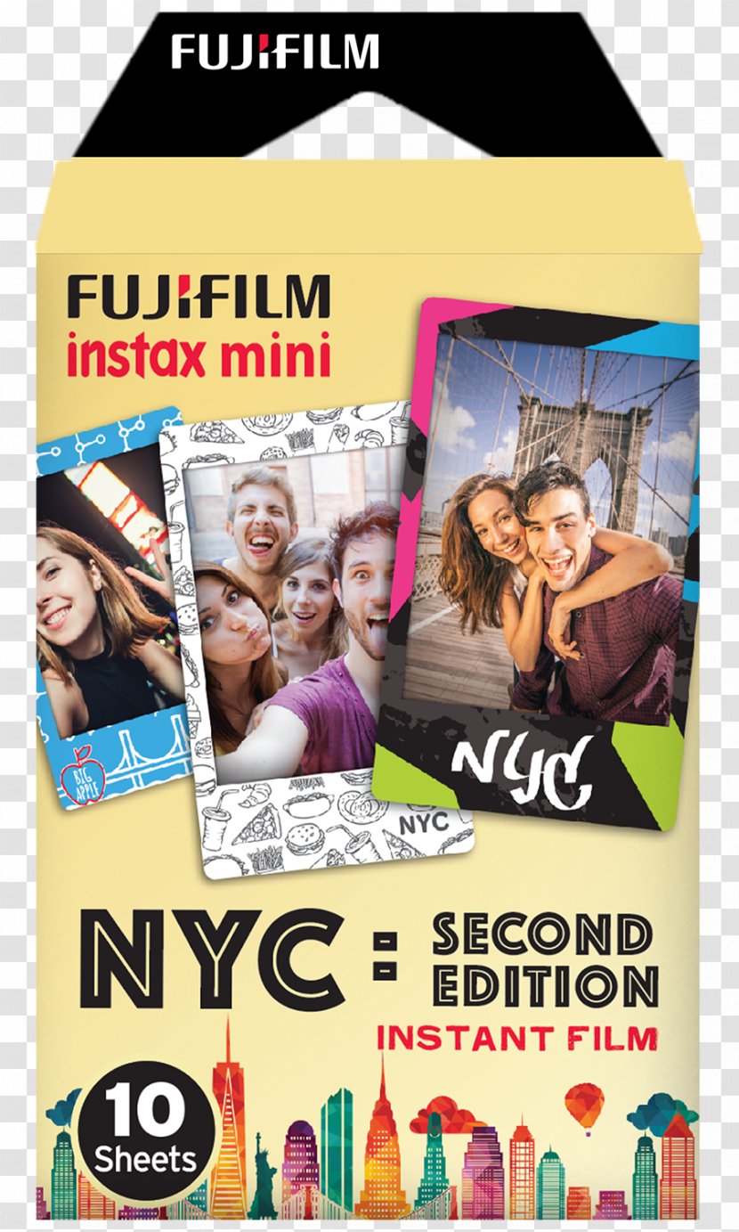 Photographic Film Instax Fujifilm Instant Photography - New York City - Camera Transparent PNG