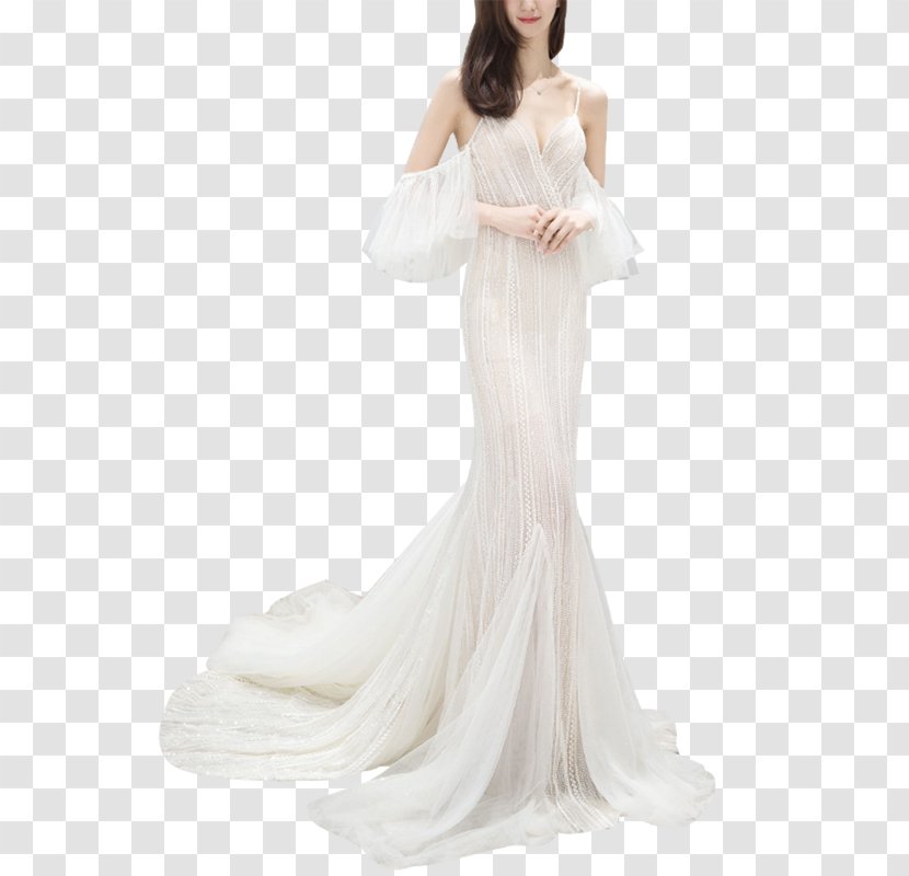 Wedding Dress Shoulder Gown Photo Shoot - Joint Transparent PNG
