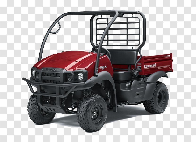 Kawasaki MULE Utility Vehicle Heavy Industries Motorcycle & Engine Four-wheel Drive Side By - Wheel Transparent PNG