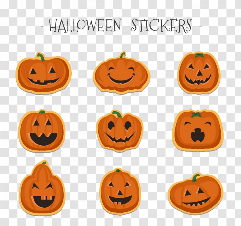 Halloween Pumpkins - Produce - Clip Art Transparent PNG