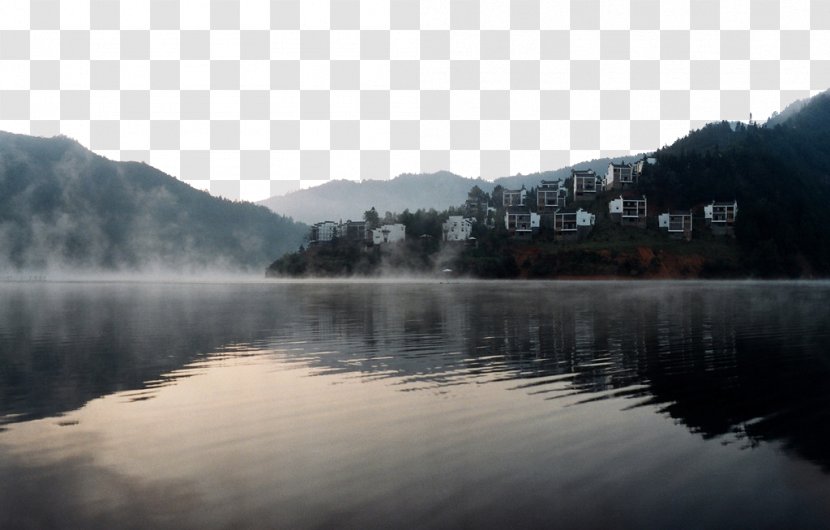 Demaotang Huizhou District Tourism House - Loch - Twilight Reservoir Transparent PNG