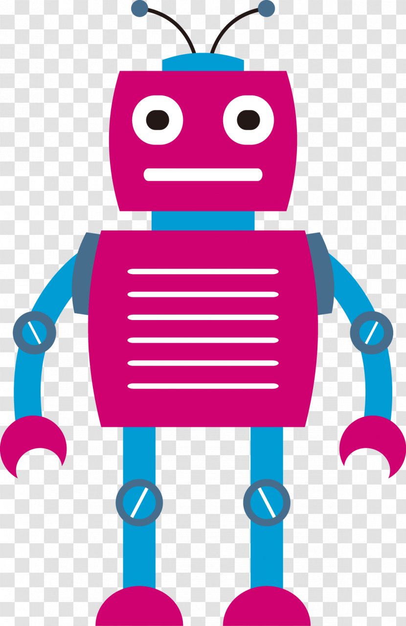 Robot Marketing Businesshands E-commerce - Frame - Pink Transparent PNG