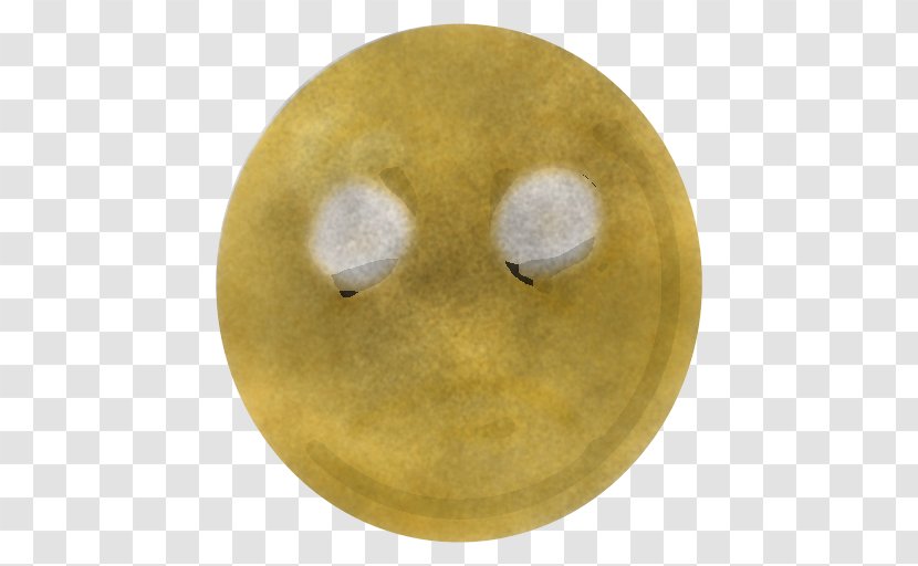 Yellow Circle Button Metal Transparent PNG