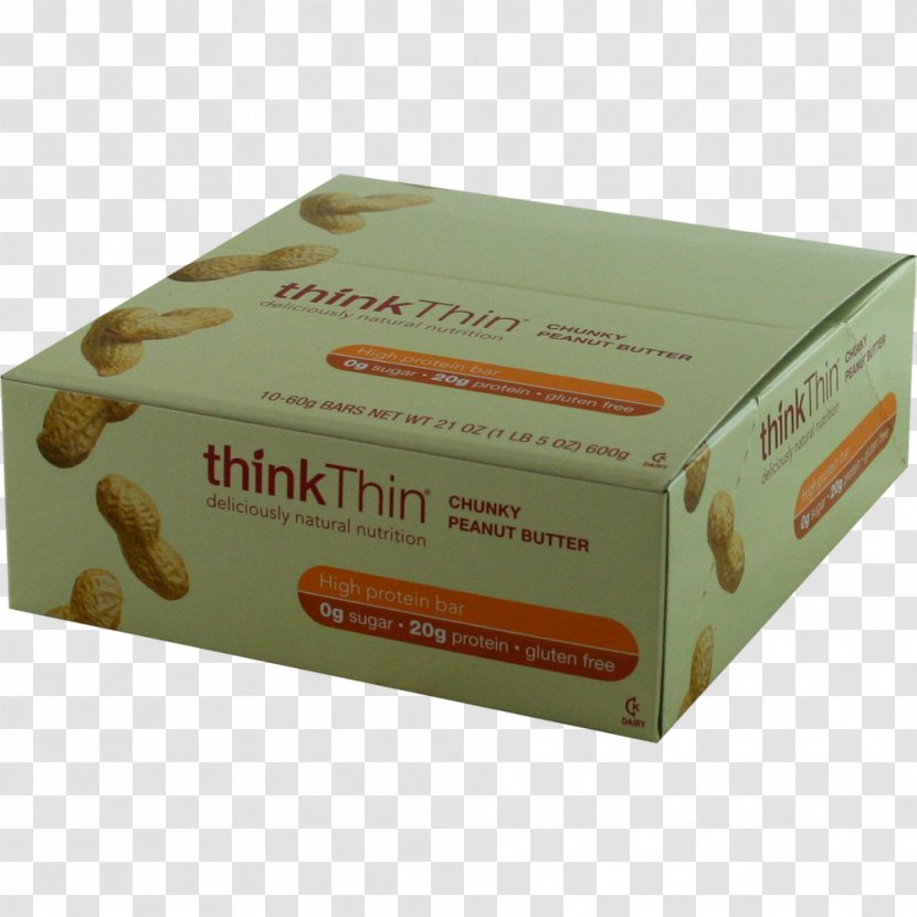 ThinkThin High Protein Bars Bar Chunky Peanut Butter - Energy - Think Thin Transparent PNG