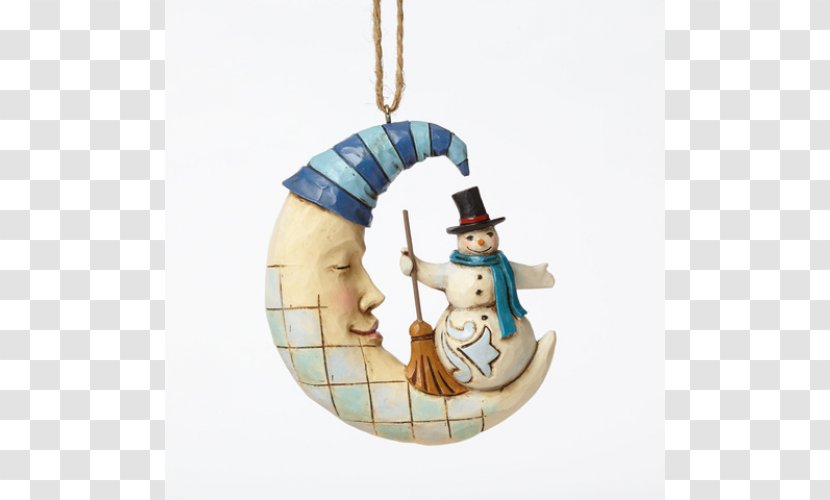 Snowman Ornament Moon Lunar Phase - Christmas Loft Transparent PNG