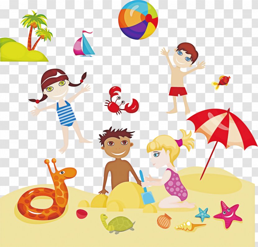 Clip Art Playing With Kids Celebrating Play Sports - Sharing - Child Transparent PNG