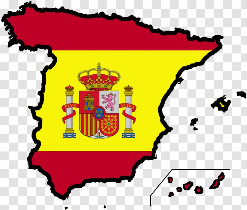 Flag Of Spain Clip Art - Spanish Vector Transparent PNG