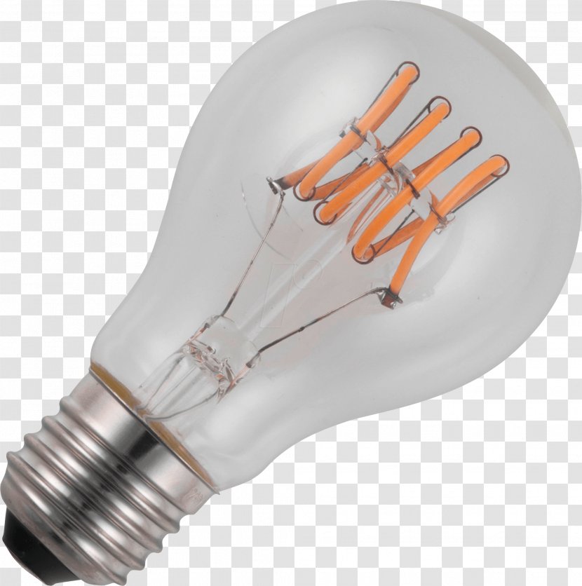 LED Filament Lamp Edison Screw Electrical Light-emitting Diode - Light Fixture Transparent PNG