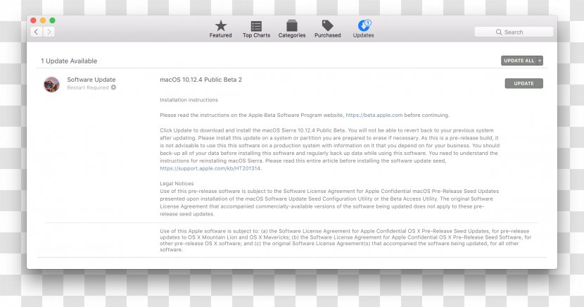 App Store MacOS High Sierra Apple - Patch Transparent PNG