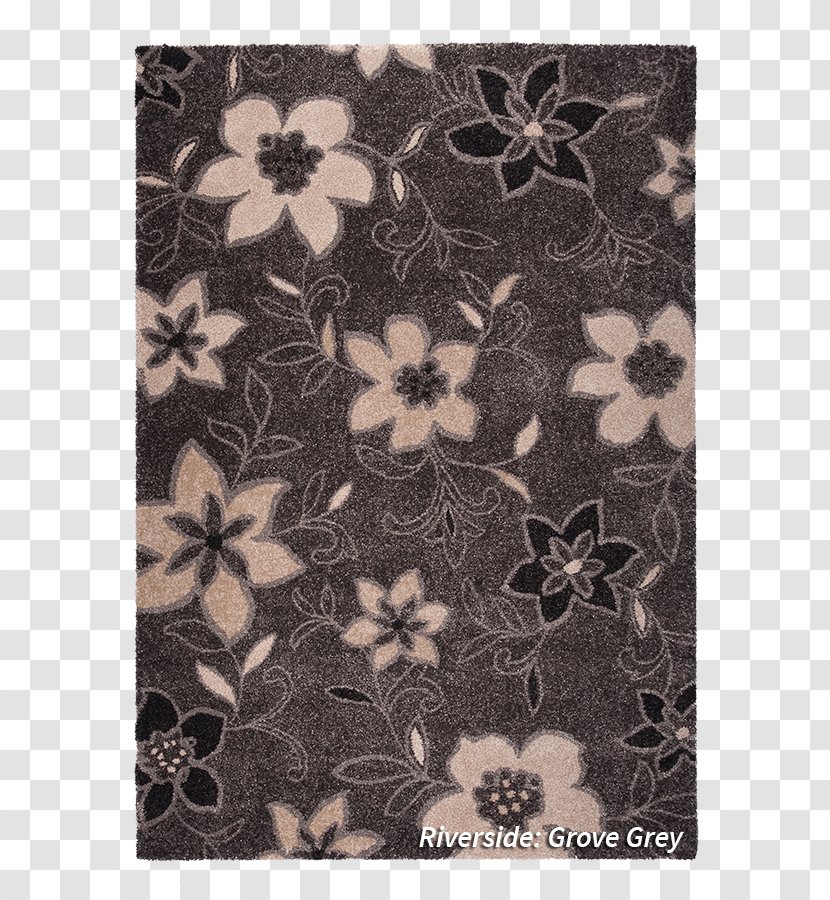 Black White Lace Grey Carpet - Monochrome Transparent PNG