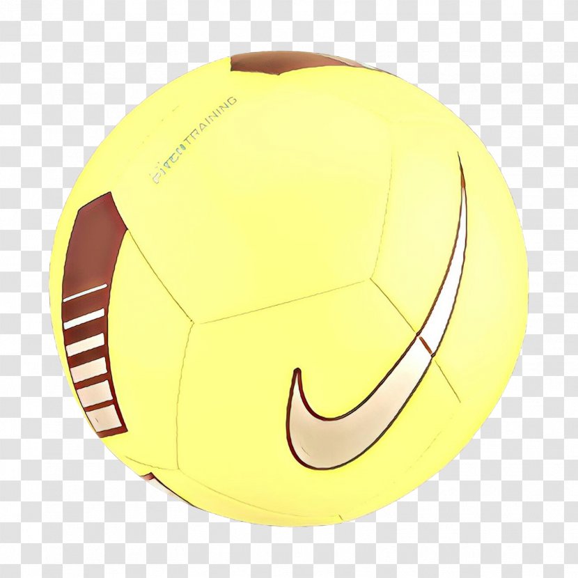 Soccer Ball - Yellow - Smile Emoticon Transparent PNG