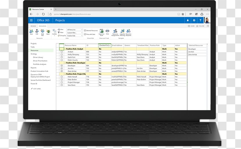 Microsoft Project Server Office 365 Portfolio Management - Multimedia Transparent PNG