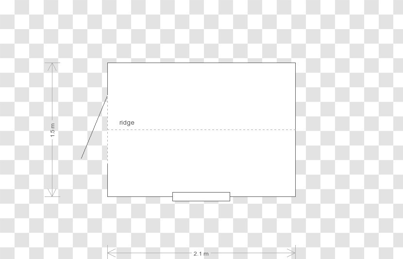 Paper Line Angle Diagram - Rectangle - Roof Garden Transparent PNG