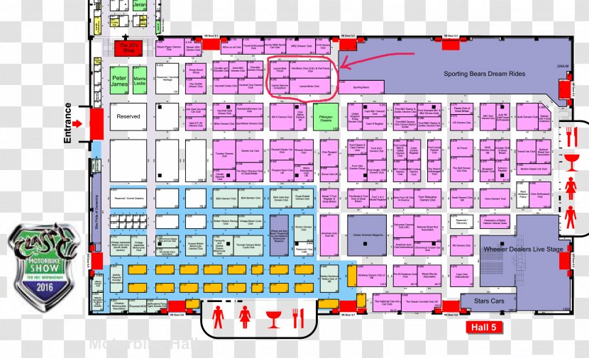 National Exhibition Centre Auto Show Car Arena Birmingham Floor Plan - Gadget Transparent PNG