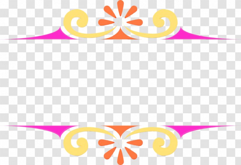 Decorative Borders - Text - Logo Pink Transparent PNG