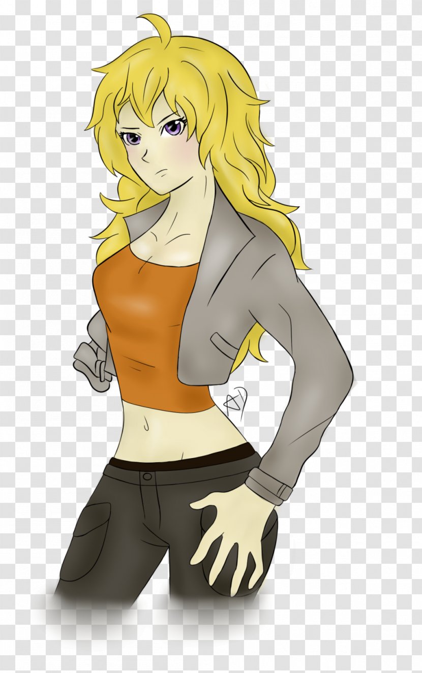 Yang Xiao Long Character Drawing THE GOLDEN ADVENTURER - Watercolor - Flower Transparent PNG