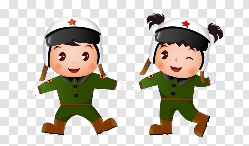 Cartoon - Child - Military Coat For Men And Women Transparent PNG